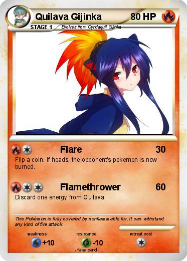 Pokemon Quilava Gijinka