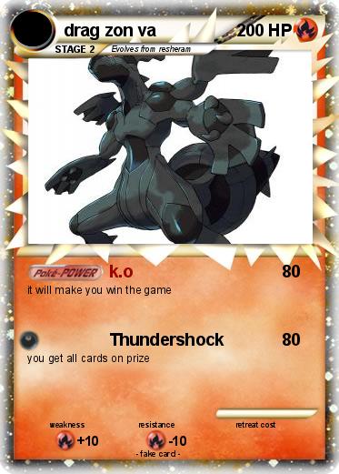 Pokemon drag zon va