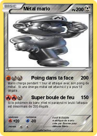 Pokemon Métal mario