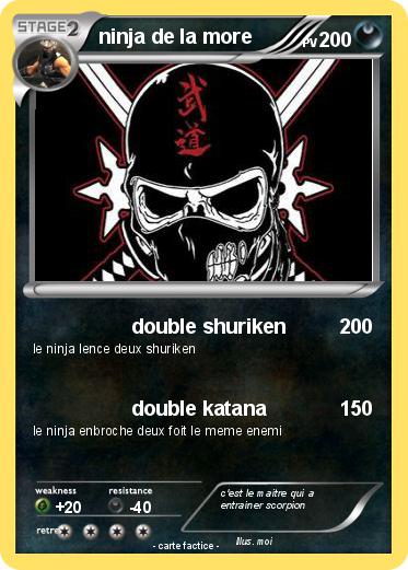 Pokemon ninja de la more