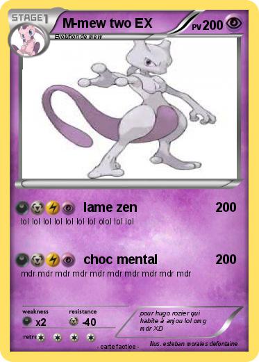 Pokemon M-mew two EX