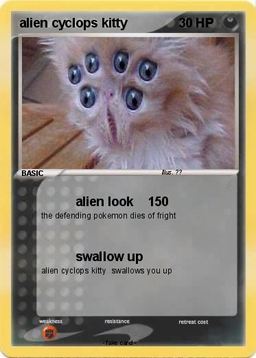 Pokemon alien cyclops kitty