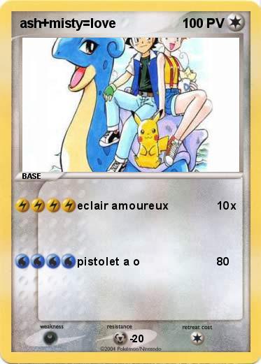 Pokemon ash+misty=love