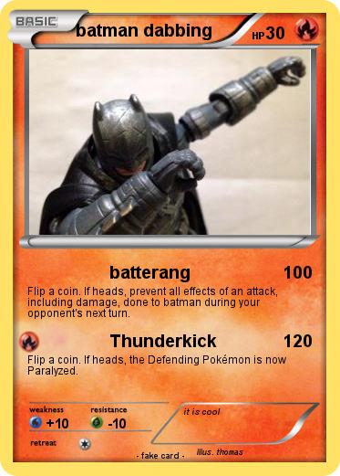 Pokemon batman dabbing