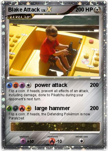 Pokemon Blake Attack
