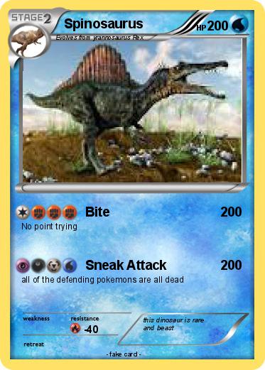 Pokemon Spinosaurus