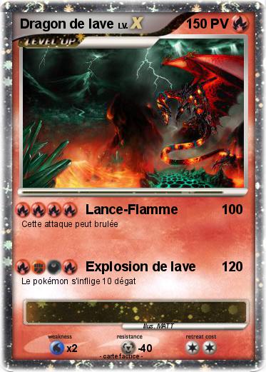 Pokemon Dragon de lave