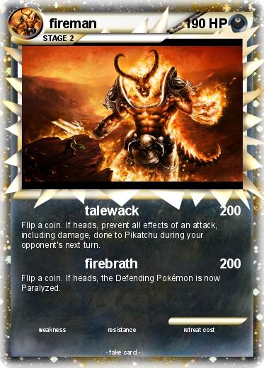 Pokemon fireman