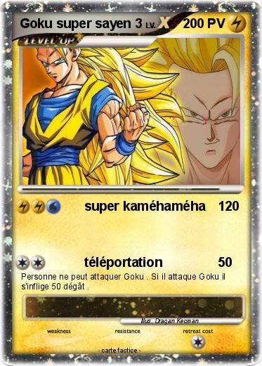 Pokemon Goku super sayen 3