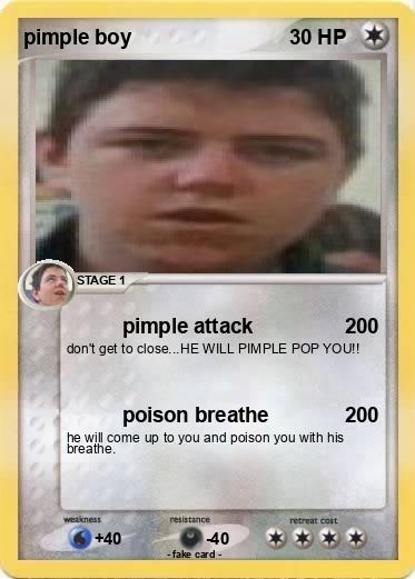 Pokemon pimple boy