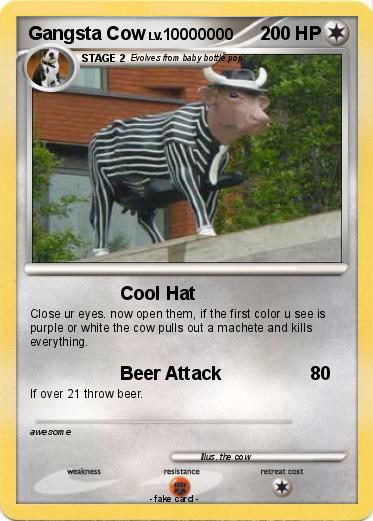 Pokemon Gangsta Cow