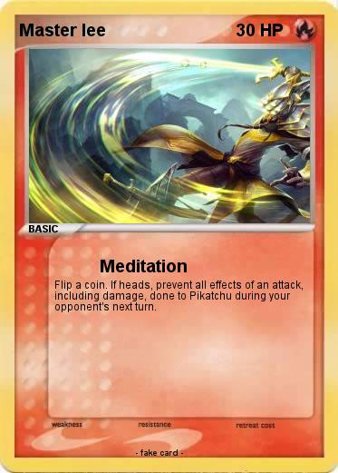 Pokemon Master lee