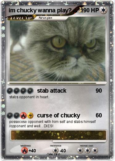 Pokemon im chucky wanna play?