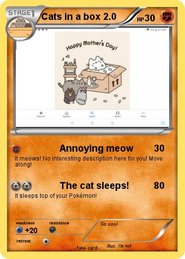 Pokemon Cats in a box 2.0