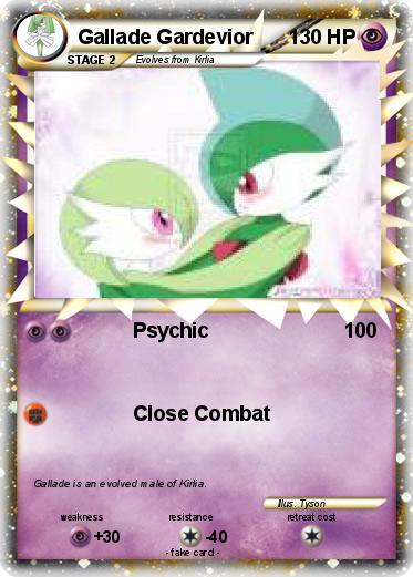 Pokemon Gallade Gardevior