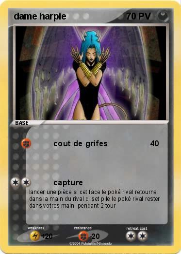 Pokemon dame harpie