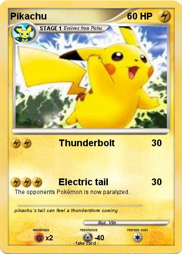 Pokemon Pikachu