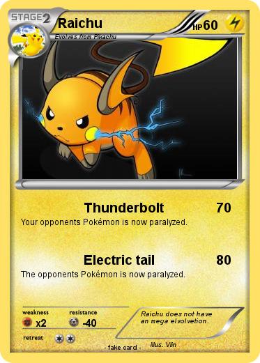 Pokemon Raichu