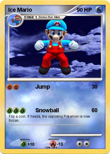 Pokemon Ice Mario