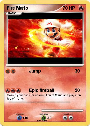 Pokemon Fire Mario