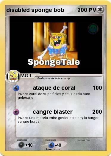 Pokemon disabled sponge bob