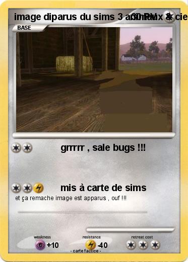 Pokemon image diparus du sims 3 animaux & cie