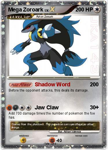 Pokemon Mega Zoroark