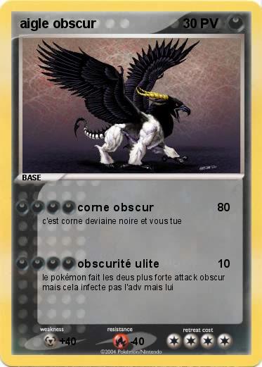 Pokemon aigle obscur