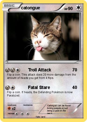 Pokemon catongue