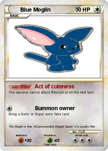 Pokemon Blue Moglin