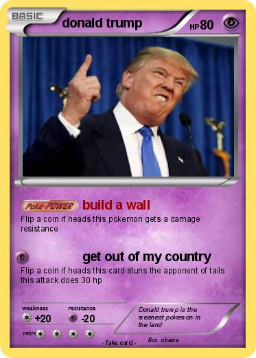 Pokemon donald trump