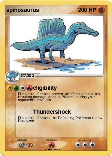 Pokemon spinosaurus