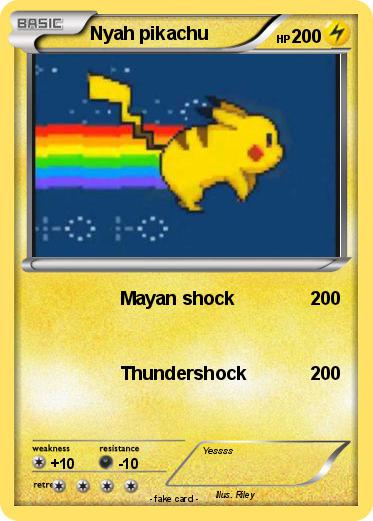 Pokemon Nyah pikachu