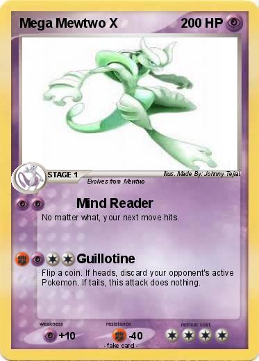 Pokemon Mega Mewtwo X