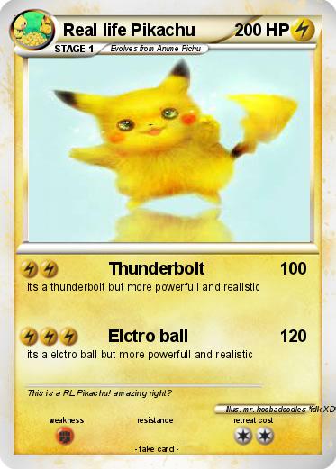 Pokemon Real life Pikachu