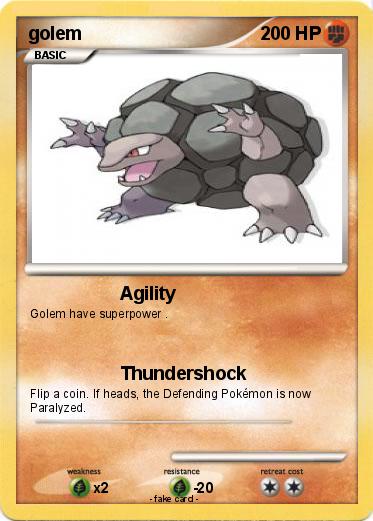 Pokemon golem