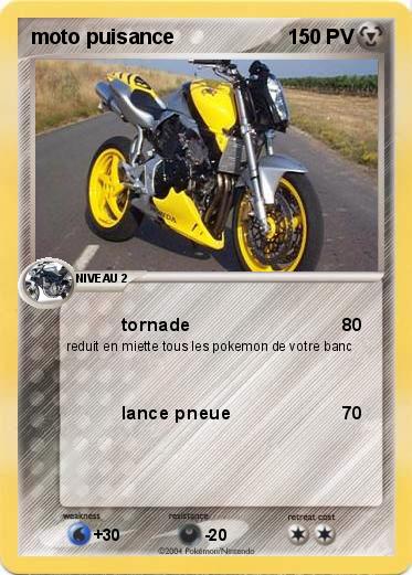 Pokemon moto puisance