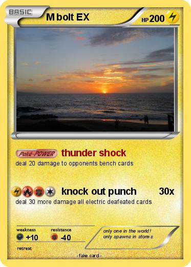 Pokemon M bolt EX