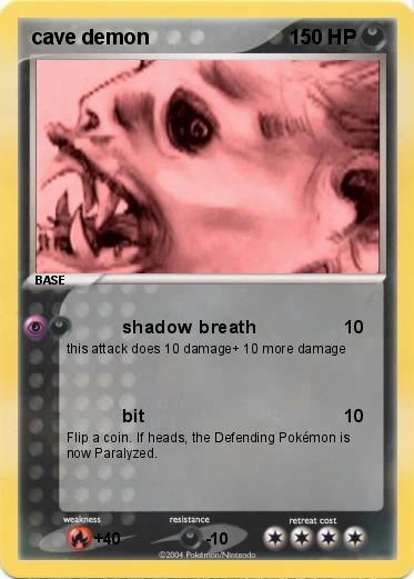 Pokemon cave demon