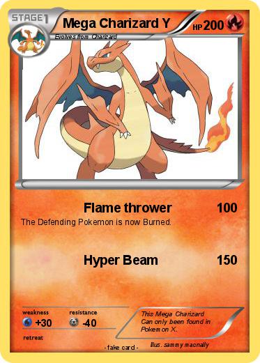 Pokemon Mega Charizard Y