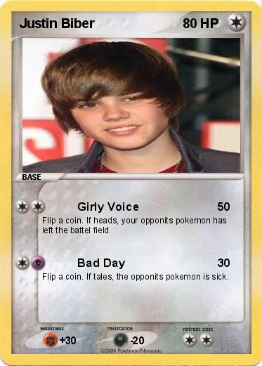 Pokemon Justin Biber