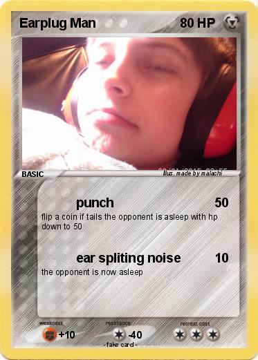 Pokemon Earplug Man