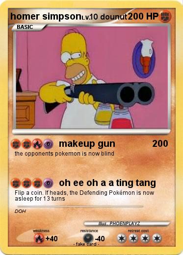 Pokemon homer simpson