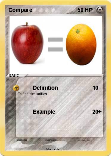 Pokemon Compare