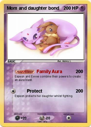 Pokemon Mom and daughter bond