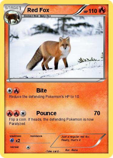 Pokemon Red Fox