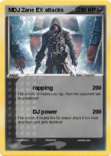 Pokemon MDJ Zane EX attacks