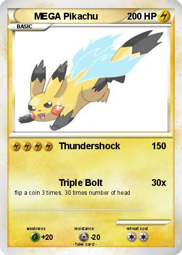 Pokemon MEGA Pikachu