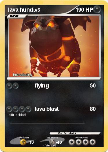 Pokemon lava hund
