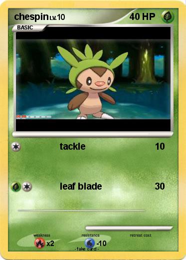 Pokemon chespin